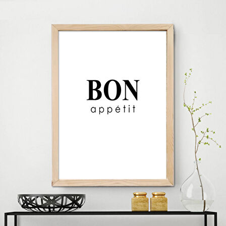Vetro Design Ahşap Çerçeveli Poster(21x30 cm)