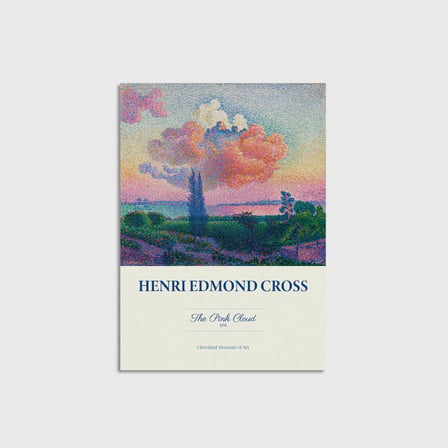 Henri Edmond Cross – The Pink Cloud Çerçevesiz Poster Duvar Dekorasyonu