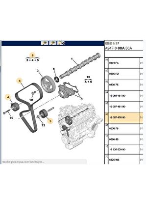 Triger Seti  139 DİŞ DW4 EURO5 107 208 FİESTA