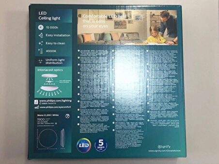 Philips CL200 Entegre Led 17 W 4000 K Gün Işığı Tavan Lambası