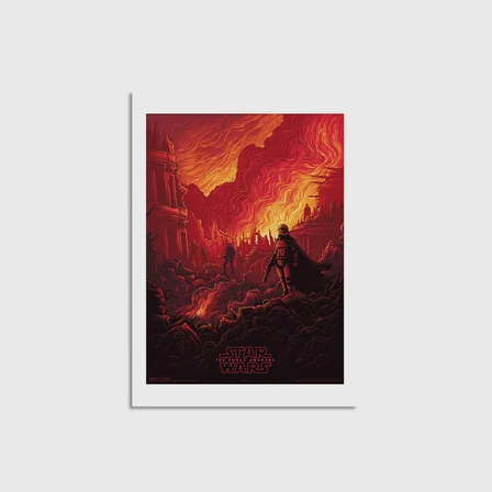 Star Wars: The Force Awakens (2015) Film Posteri Çerçevesiz Poster Duvar Dekorasyonu