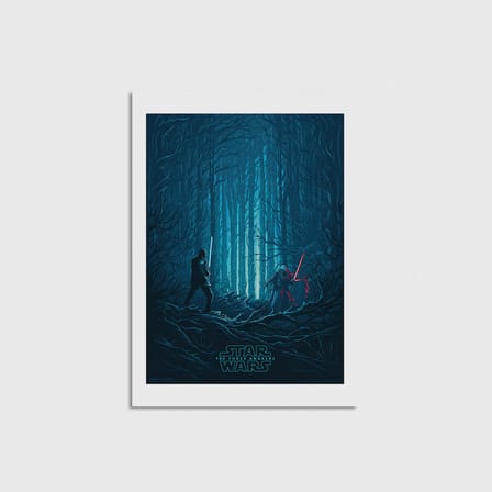 Star Wars: The Force Awakens (2015) Film Posteri Çerçevesiz Poster Duvar Dekorasyonu