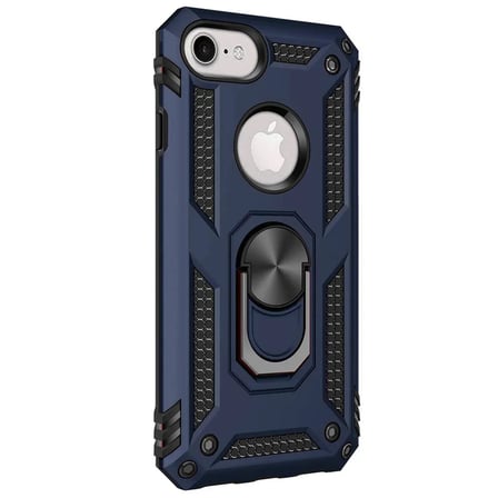 Apple iPhone 6 Plus Yüzüklü Tank Kılıf Lacivert