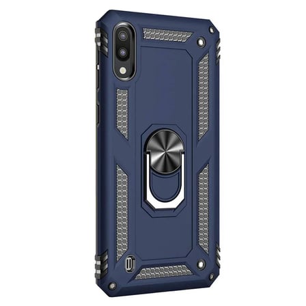 Samsung Galaxy A10 (A105F) Yüzüklü Tank Kılıf Lacivert