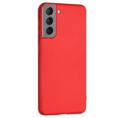 Samsung Galaxy S21 Premium Silikon Kılıf Bordo