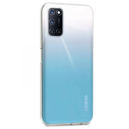 Oppo A92 2.0 MM Korumalı Silikon Kılıf Şeffaf