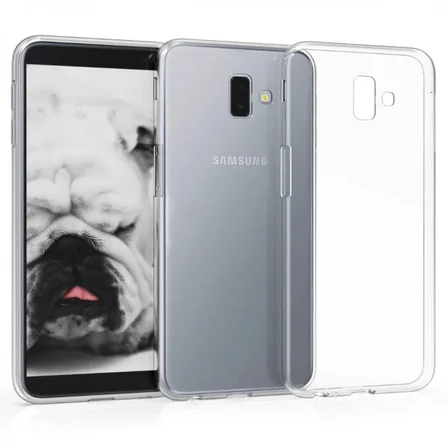 Samsung Galaxy J6 Plus Ultra İnce Silikon Kılıf Şeffaf