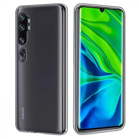 Xiaomi Mi Note 10 Ultra İnce Silikon Kılıf Şeffaf