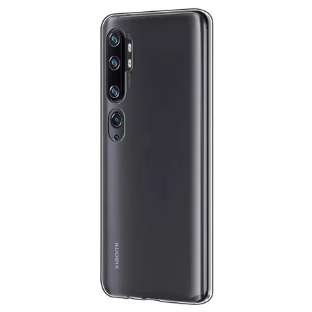 Xiaomi Mi Note 10 Ultra İnce Silikon Kılıf Şeffaf