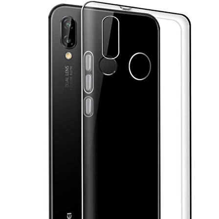 Huawei P20 Lite Kılıf Şeffaf İnce Esnek Silikon Kılıf Zipax-Süper