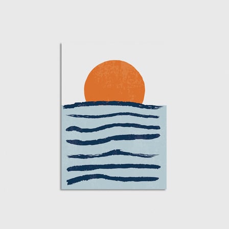 Sea And Sun 2 Çerçevesiz Poster Duvar Dekorasyonu