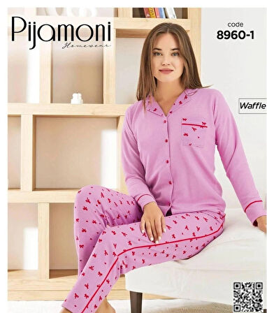 Pijamoni WAFFLE PİJAMA TAKIMI
