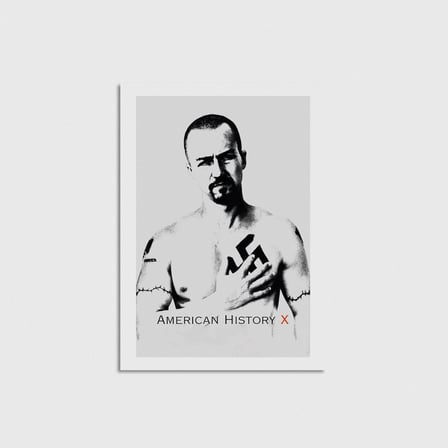 American History X (1998) Film Posteri Çerçevesiz Poster Duvar Dekorasyonu