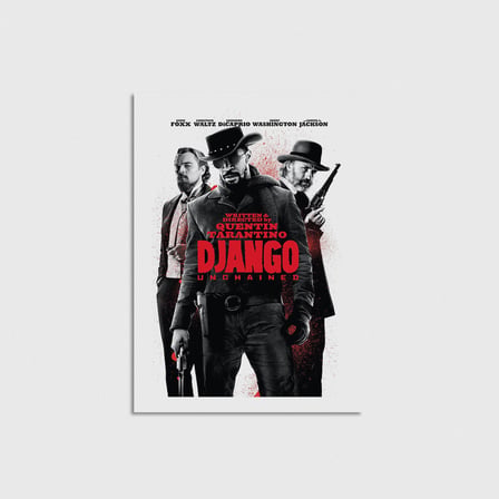 Django Unchained (2012) Film Posteri Çerçevesiz Poster Duvar Dekorasyonu