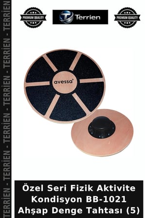 Özel Seri Fizik Aktivite Kondisyon BB-1021 Ahşap Denge Tahtası (5)