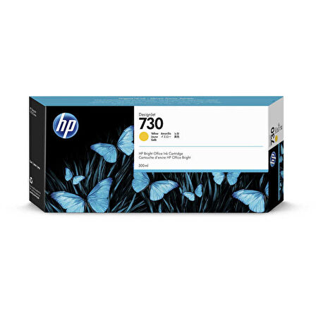 Hp 730-P2V70A Sarı Orjinal Kartuş 300ml