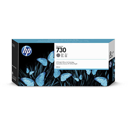 Hp 730-P2V72A Gri Orjinal Kartuş 300ml