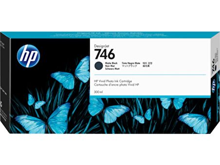 HP 746 P2V83A Mat Siyah Orjinal Kartuş