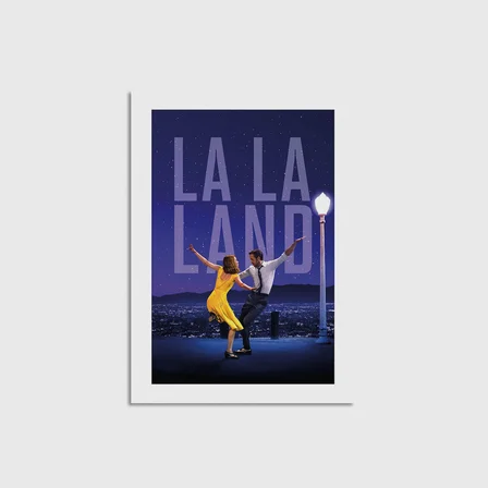 La La Land (2016) Film Posteri Çerçevesiz Poster Duvar Dekorasyonu