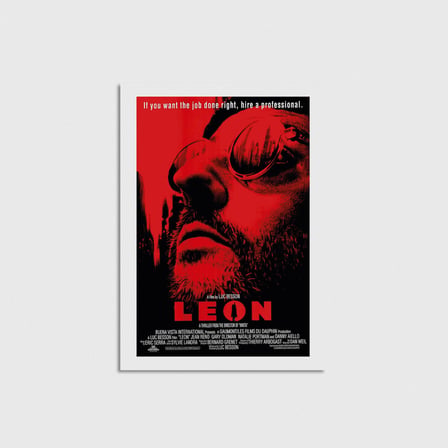 Léon The Professional (1994) Film Posteri Çerçevesiz Poster Duvar Dekorasyonu