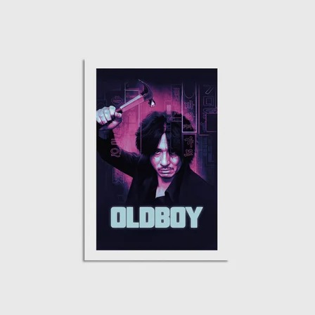 Oldboy (2003) Film Posteri Çerçevesiz Poster Duvar Dekorasyonu