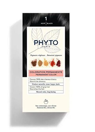 Phyto Phytocolor Bitkisel Saç Boyası - 1 Siyah