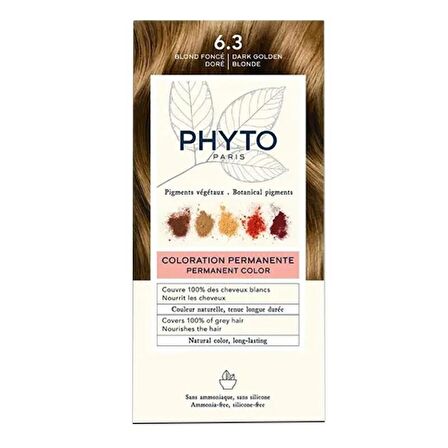 Phyto Phytocolor Bitkisel Saç Boyası - 6.3 Koyu Kumral Dore Yeni Formül