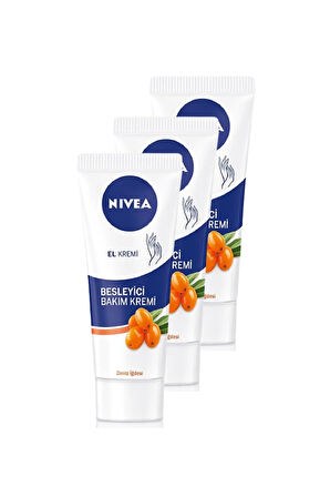 Deniz Iğdesi Ve E Vitamini Besleyici Bakım El Kremi 75 Ml 3'lü Set