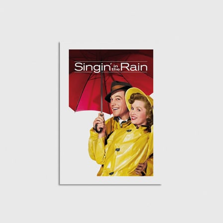 Singin’ in the Rain (1952) Film Posteri Çerçevesiz Poster Duvar Dekorasyonu