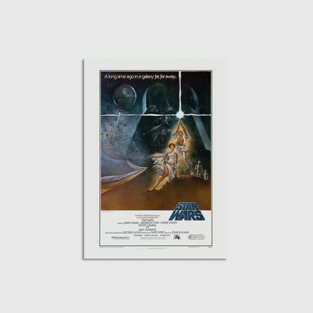 Star Wars (1977) Film Posteri Tablo Çerçeveli Poster Duvar Dekorasyonu