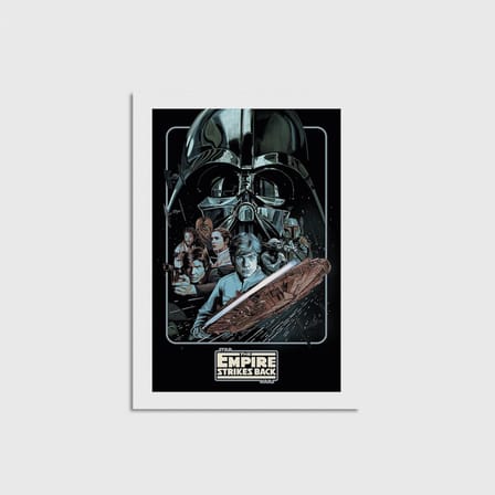Star Wars: The Empire Strikes Back (1980) Film Posteri Çerçevesiz Poster Duvar Dekorasyonu