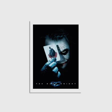 The Dark Knight (2008) Film Posteri Çerçevesiz Poster Duvar Dekorasyonu