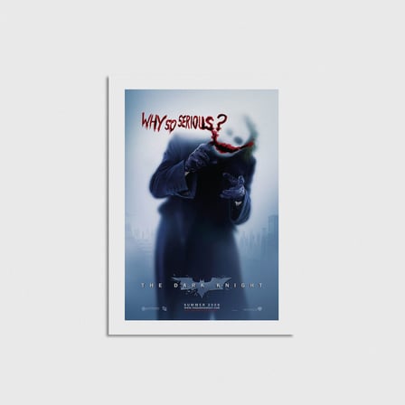 The Dark Knight (2008) Film Posteri Çerçevesiz Poster Duvar Dekorasyonu