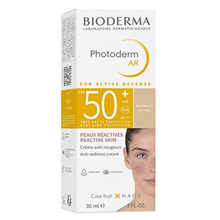 Bioderma Photoderm Ar 50+ Faktör Kırışıklık Karşıtı Hassas Ciltler İçin Renkli Güneş Koruyucu Krem 30 ml