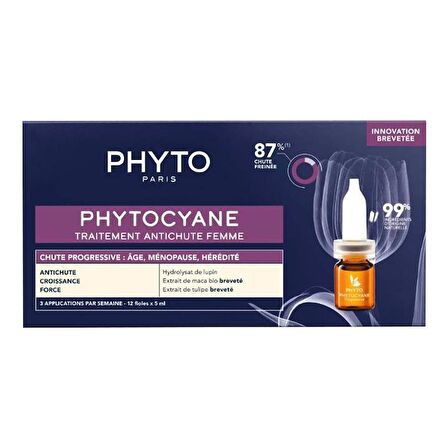 Phyto Phytocyane Kadınlar İçin Saç Dökülmesi Karşıtı Bakım 12 Ampül x 5 ml