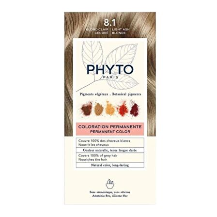 Phyto Phytocolor Bitkisel Saç Boyası - 8.1 Küllü Sarı