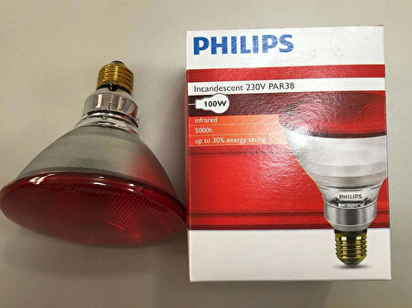 PHILIPS PAR 38 220V 100W INFARED LAMBA