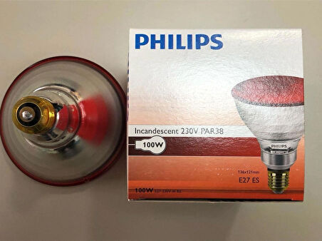 PHILIPS PAR 38 220V 100W INFARED LAMBA