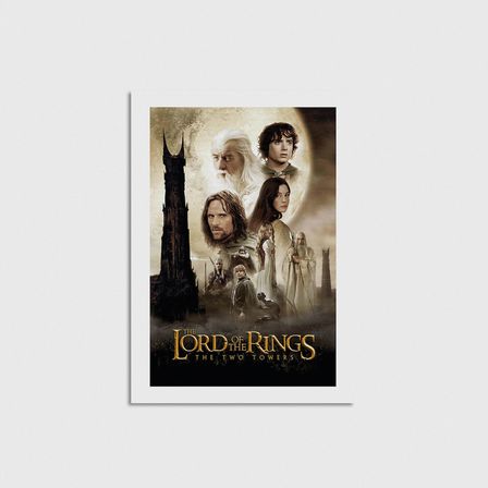 The Lord of the Rings The Two Towers (2002) Film Posteri Çerçevesiz Poster Duvar Dekorasyonu