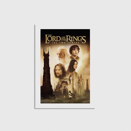 The Lord of the Rings: The Two Towers (2002) Film Posteri Çerçevesiz Poster Duvar Dekorasyonu