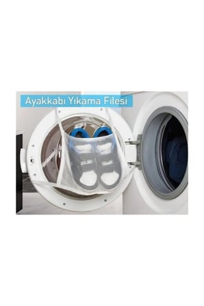 Hassas Giysi Koruma Kılıfı Örgülü Makine Torbası Bot Temizleme Ağı 2 Li
