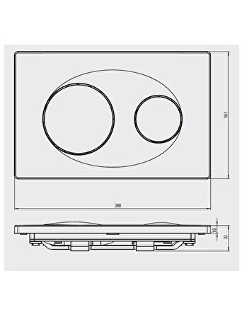 SEREL GÖMME REZ.İÇİN YUV.PANEL ALTIN