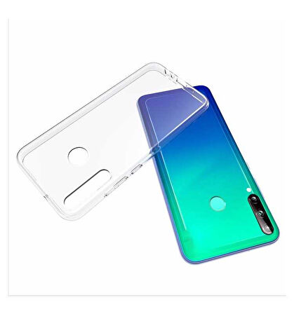 Huawei P40 Lite E Kılıf Şeffaf İnce Esnek Silikon Kılıf Zipax-Süper