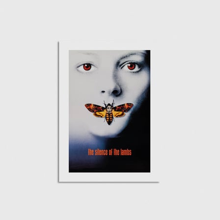 The Silence of the Lambs (1991) Film Posteri Çerçevesiz Poster Duvar Dekorasyonu