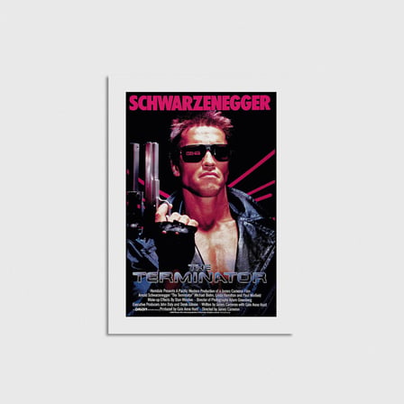 The Terminator (1984) Film Posteri Çerçevesiz Poster Duvar Dekorasyonu