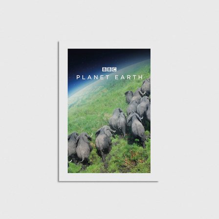 Planet Earth Dizi Posteri Çerçevesiz Poster Duvar Dekorasyonu