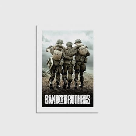 Band of Brothers Dizi Posteri Çerçevesiz Poster Duvar Dekorasyonu