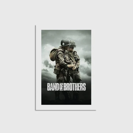 Band of Brothers Dizi Posteri Çerçevesiz Poster Duvar Dekorasyonu