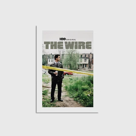 The Wire Dizi Posteri Çerçevesiz Poster Duvar Dekorasyonu