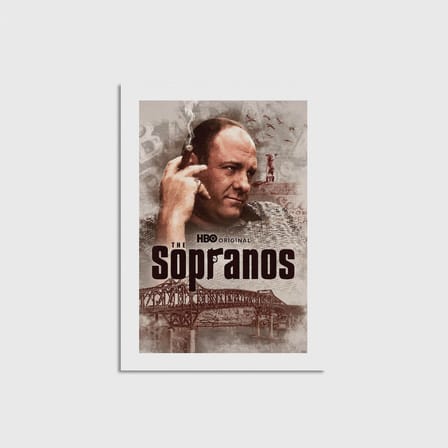 The Sopranos Dizi Posteri Çerçevesiz Poster Duvar Dekorasyonu
